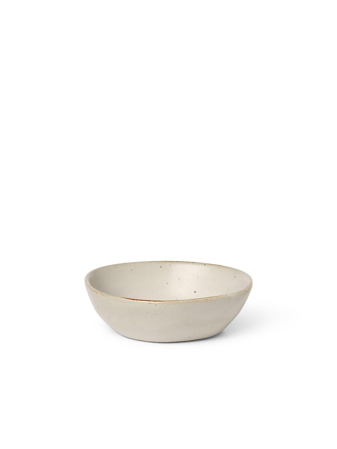 Ferm Living - Flow Bowl - Off White Speckle - Small