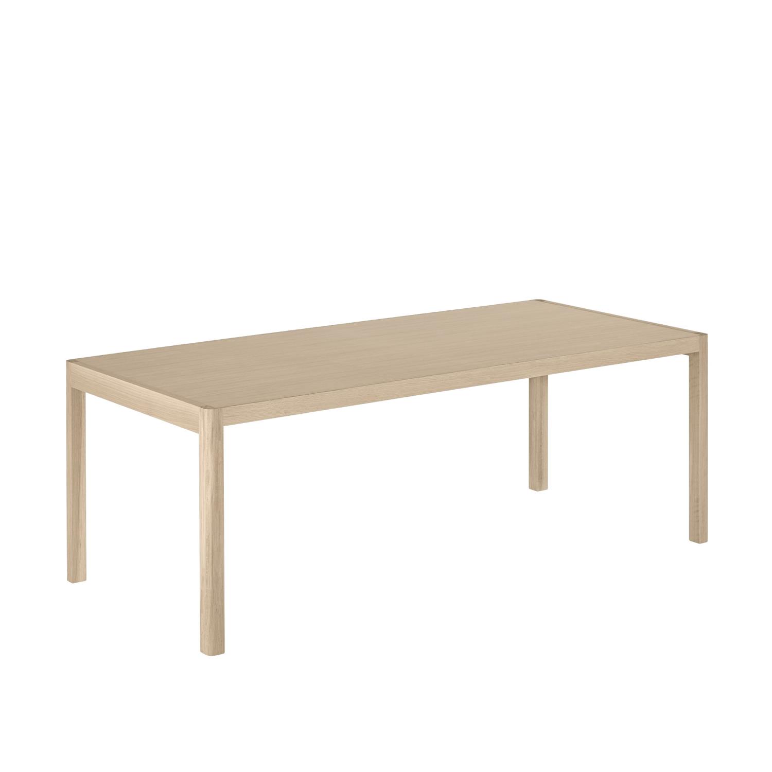 Muuto - Workshop Table - 200x92 - Oak Veneer and Oak