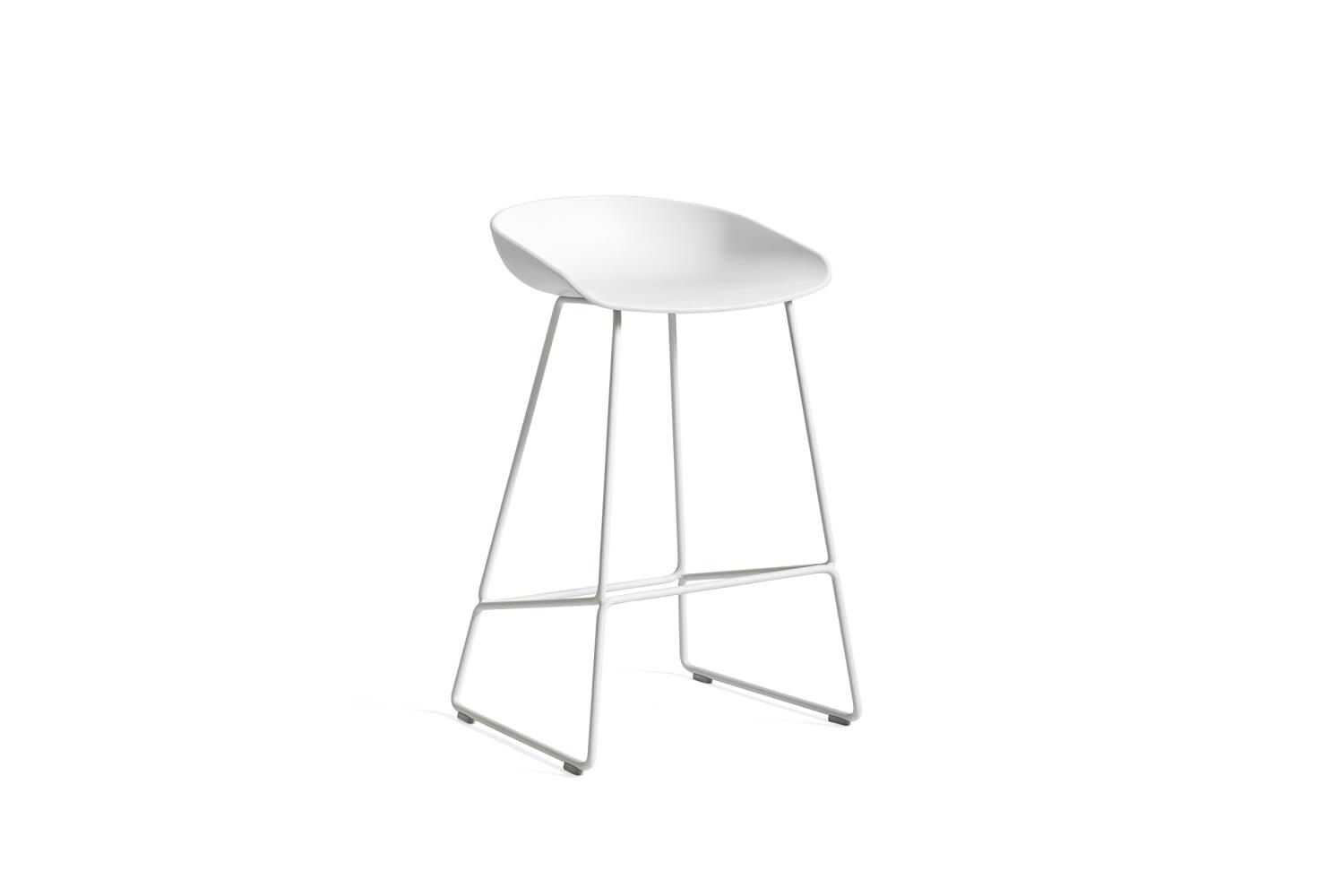 HAY - AAS 38 - Low - White Powder Coated Steel and White