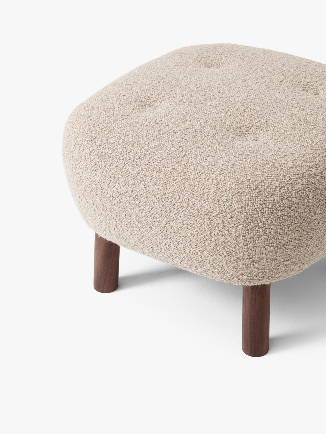 &Tradition - Pouf ATD1 - Karakorum 003 and Walnut