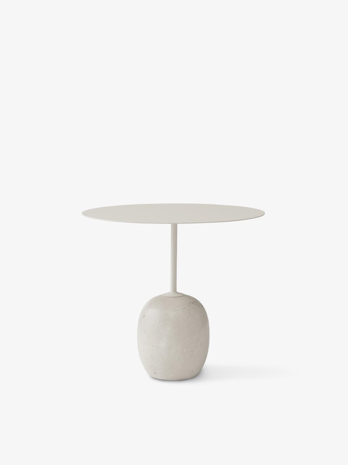 &Tradition - Lato Table LN9 - Oval - Ivory White and Crema Diva Marble