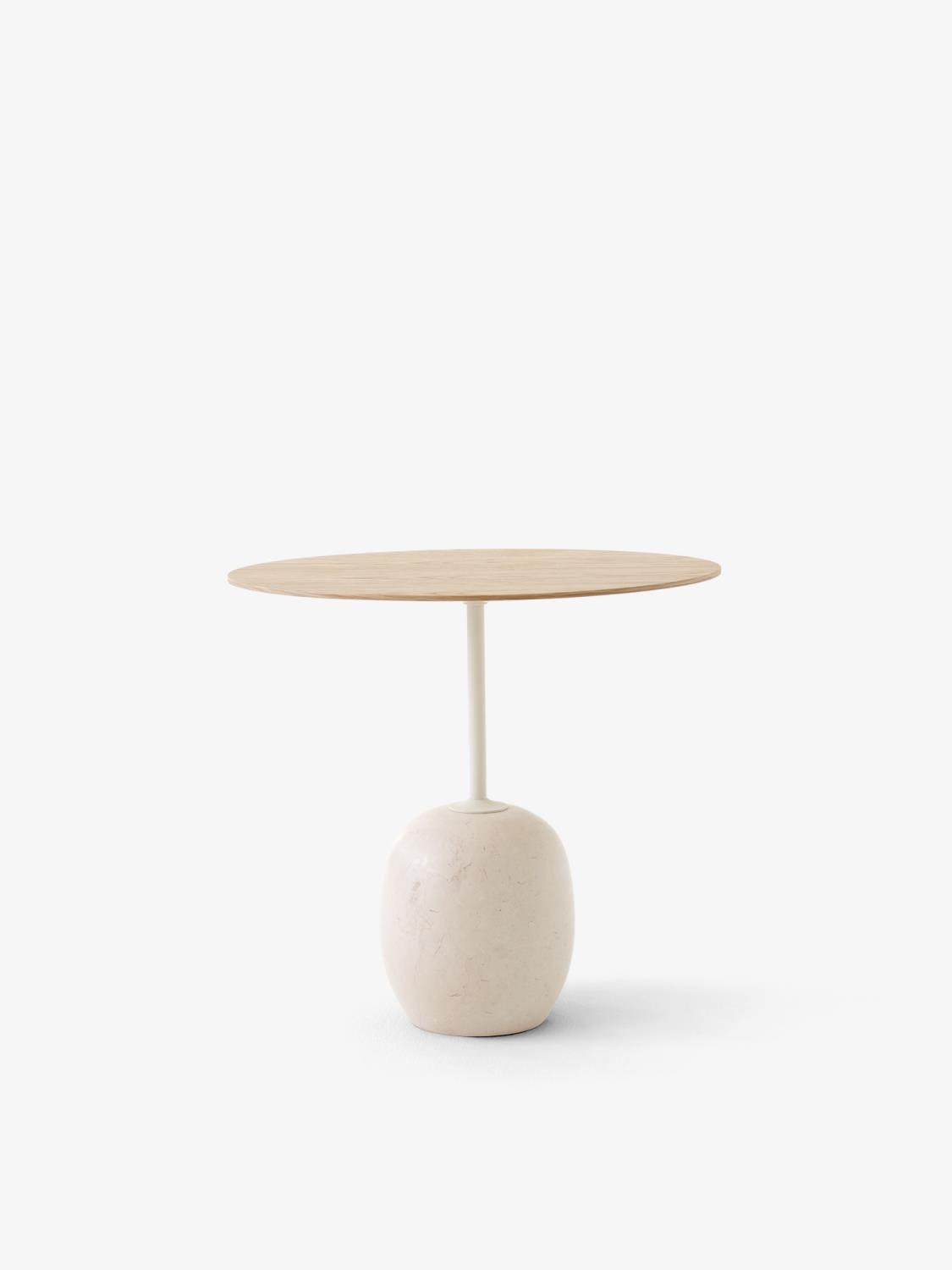 &Tradition - Lato Table LN9 - Oval - Oak and Crema Diva Marble