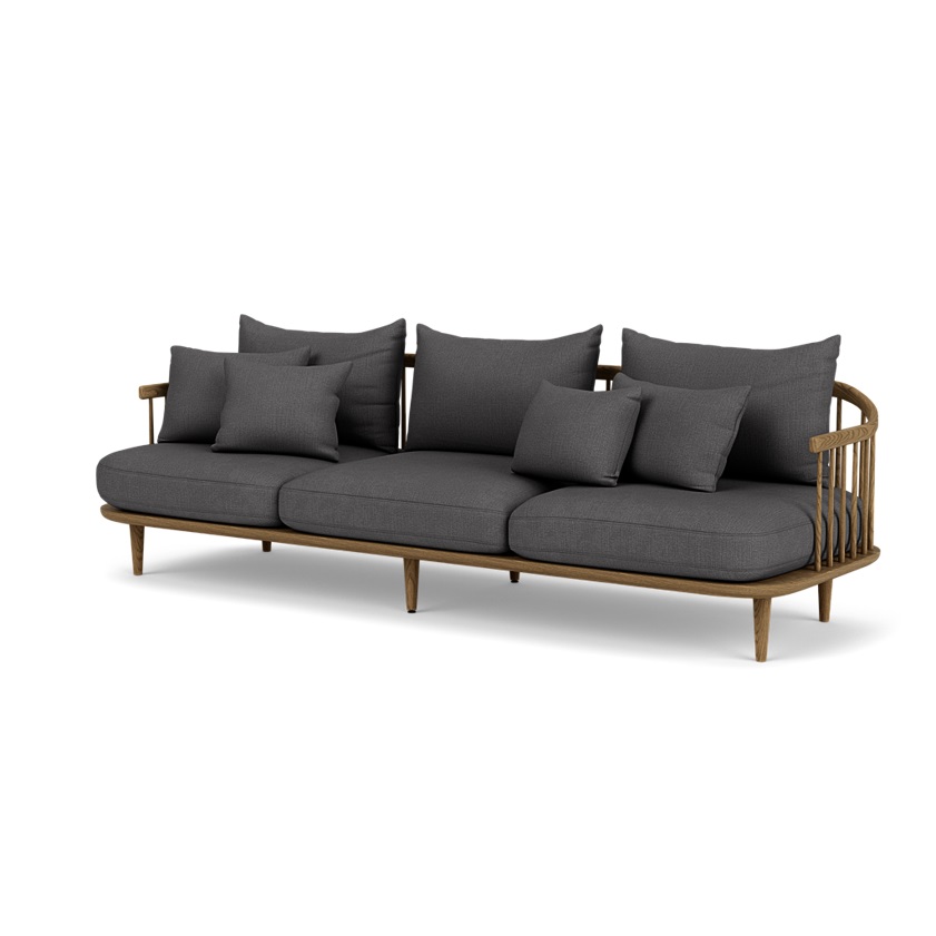 &Tradition - Fly Sofa SC12 - Hot Madison 093 and Smoked Oiled Oak