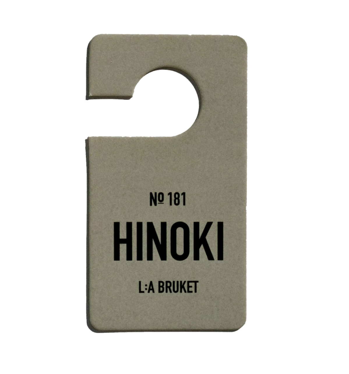 LA Bruket - 181 Fragrance Tag - Hinoki