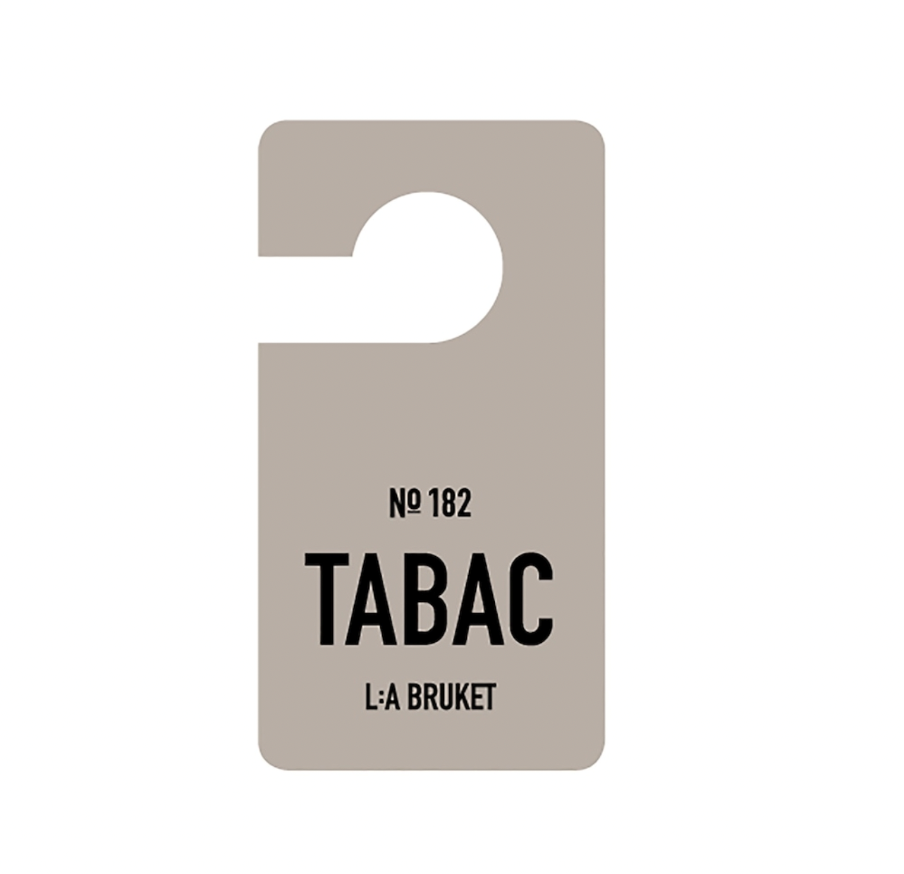 LA Bruket - 181 Fragrance Tag - Tabac