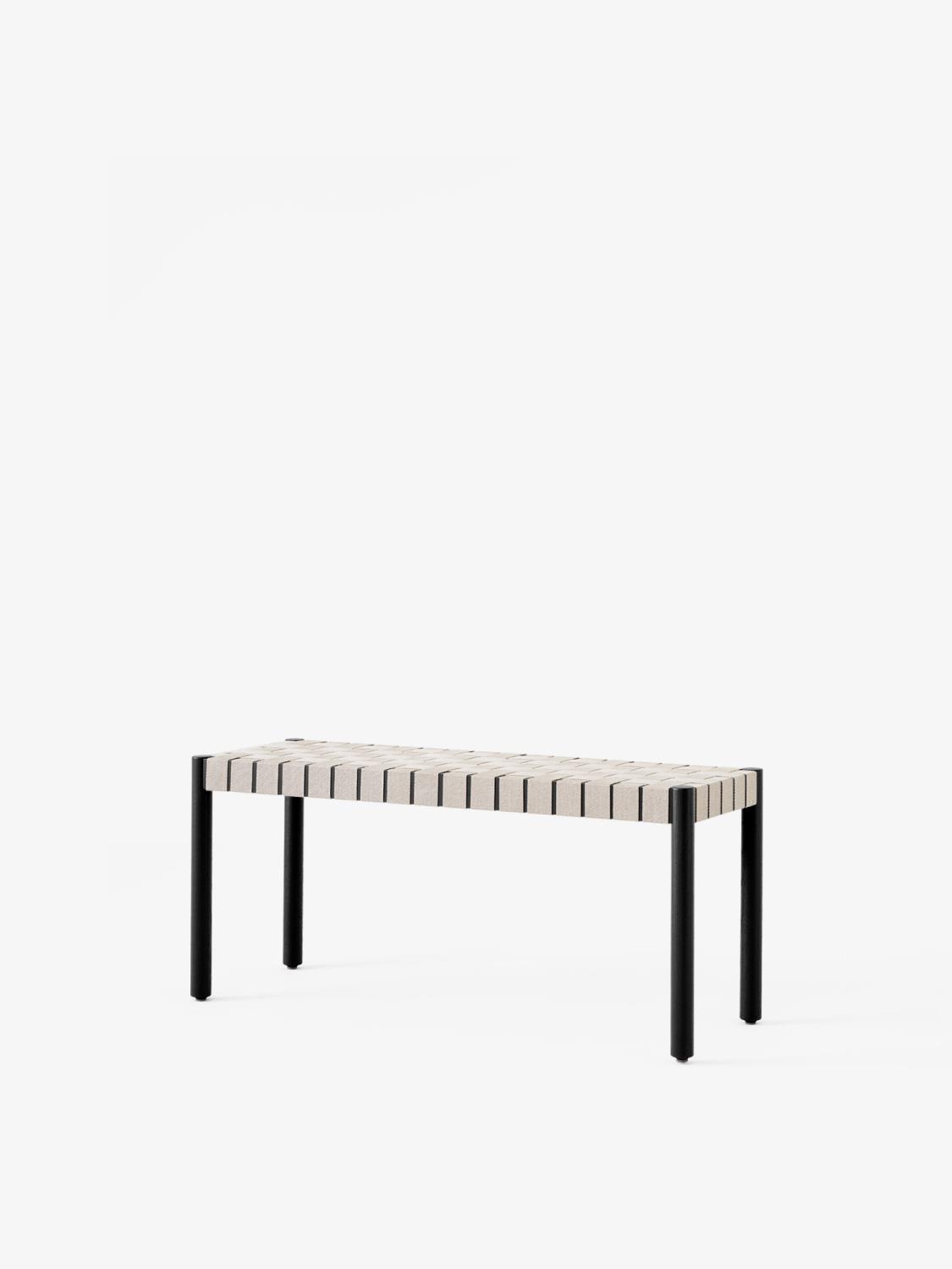 &Tradition - Betty Bench TK4 - Small - Black and Natural Webbing