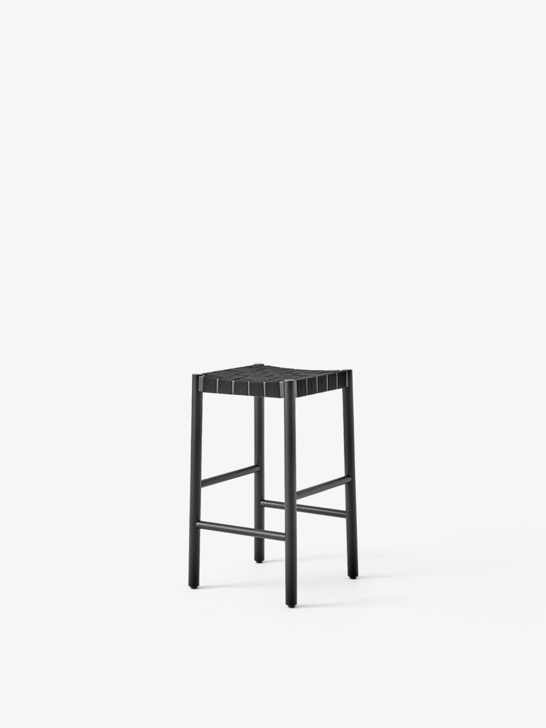 &Tradition - Betty Counter Chair TK7 - Black and Black Webbing