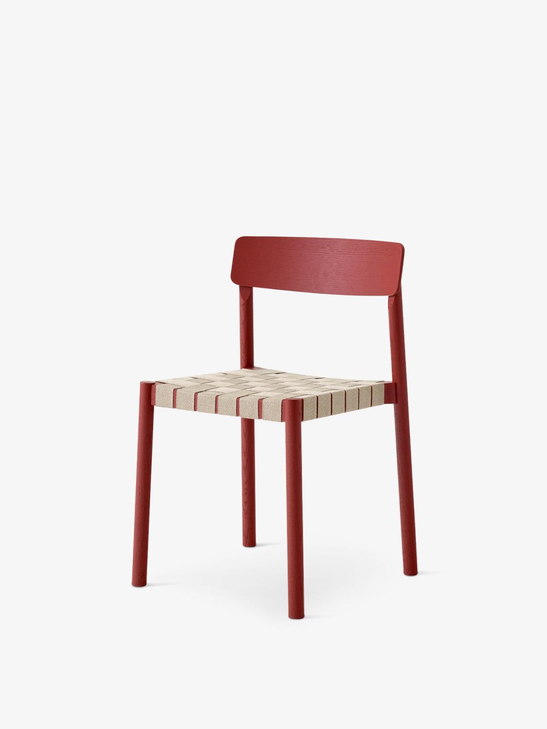 &Tradition - Betty Chair TK1 - Maroon and Natural Webbing