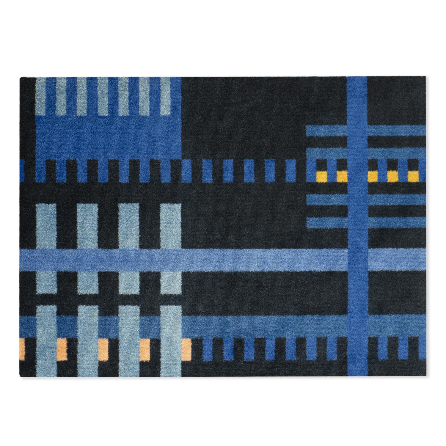 Heymat - Loom Bauhaus - Blue - 85x115