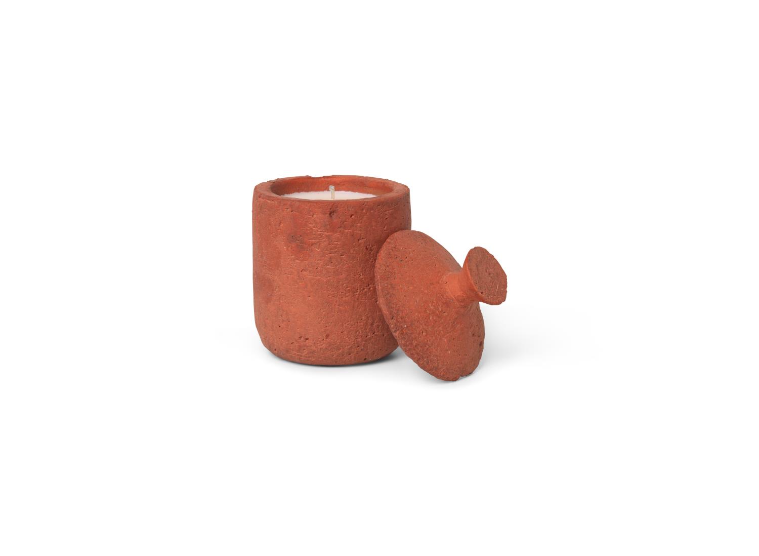 Ferm Living - Ura Scented Candle - Red Sienna - Lemongrass