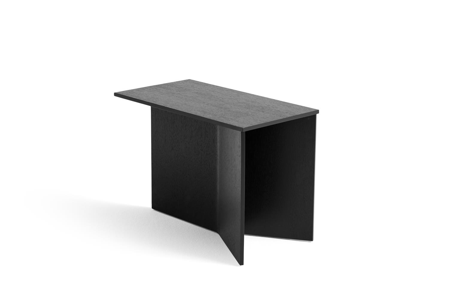 HAY - Slit Table Wood - Oblong Side Table - Black
