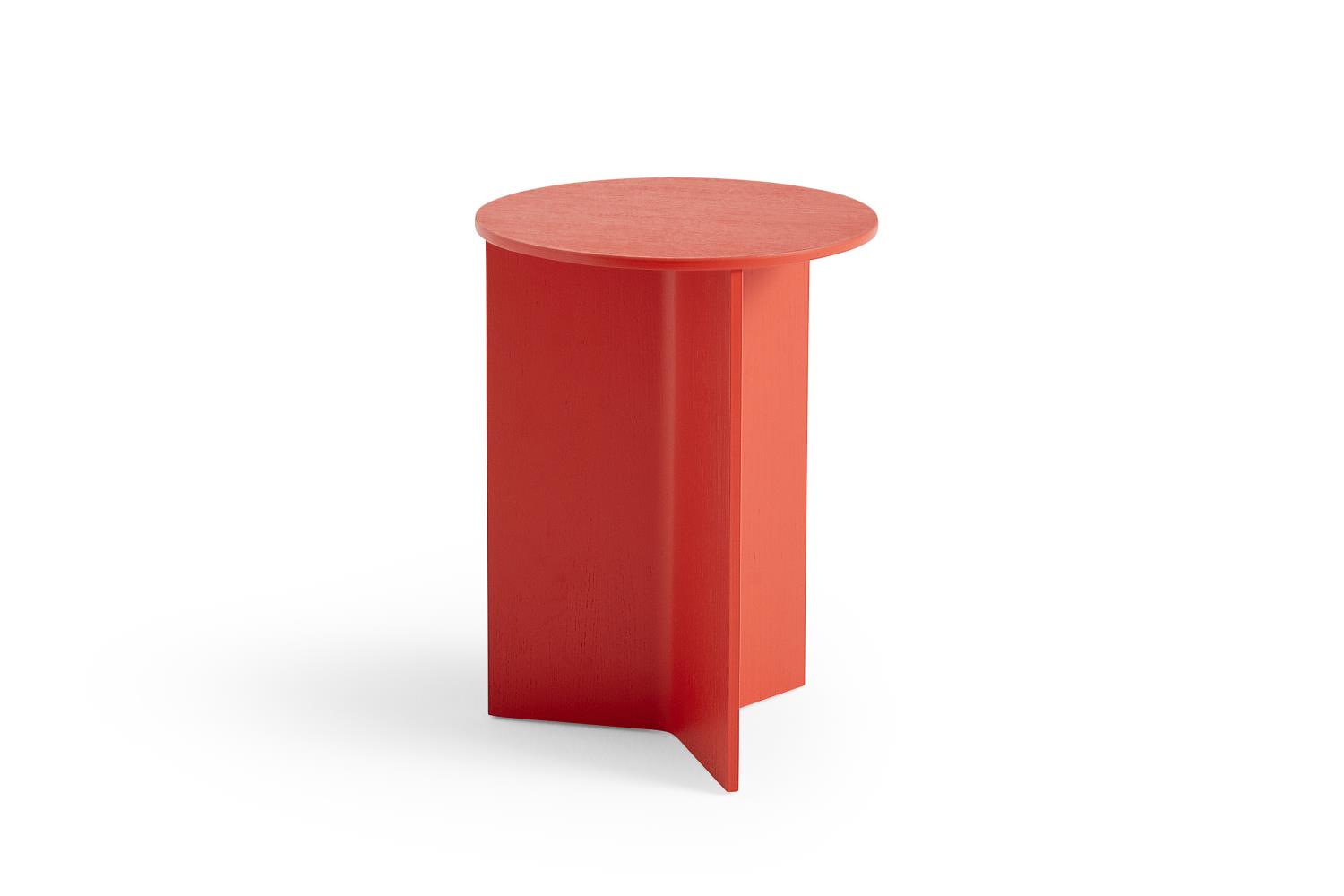 HAY - Slit Table Wood - High - Candy Red