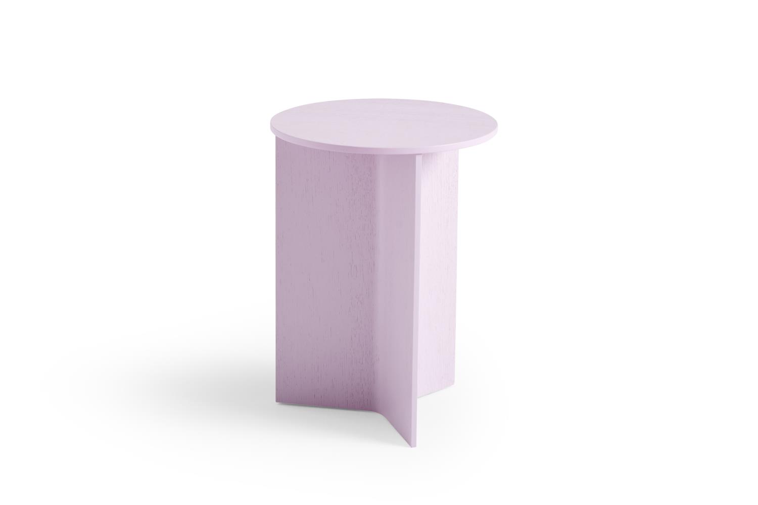 HAY - Slit Table Wood - High - Pink