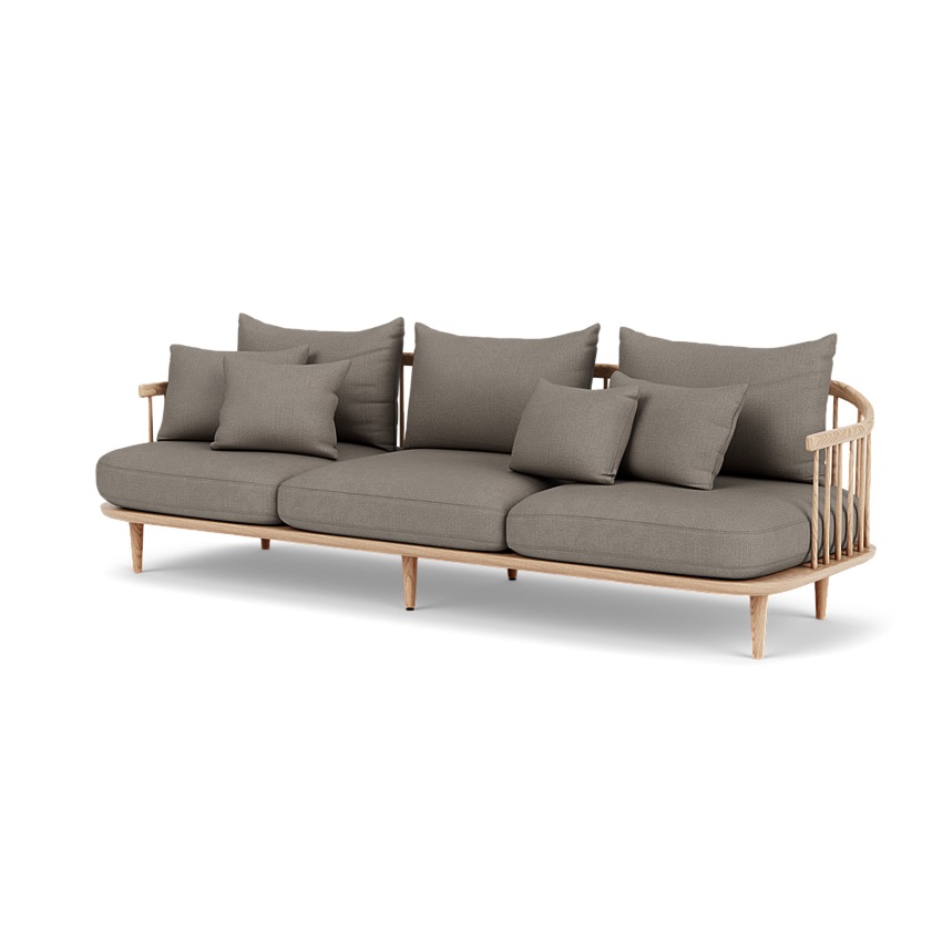 &Tradition - Fly Sofa SC12 - Hot Madisson 094 and White Oiled Oak