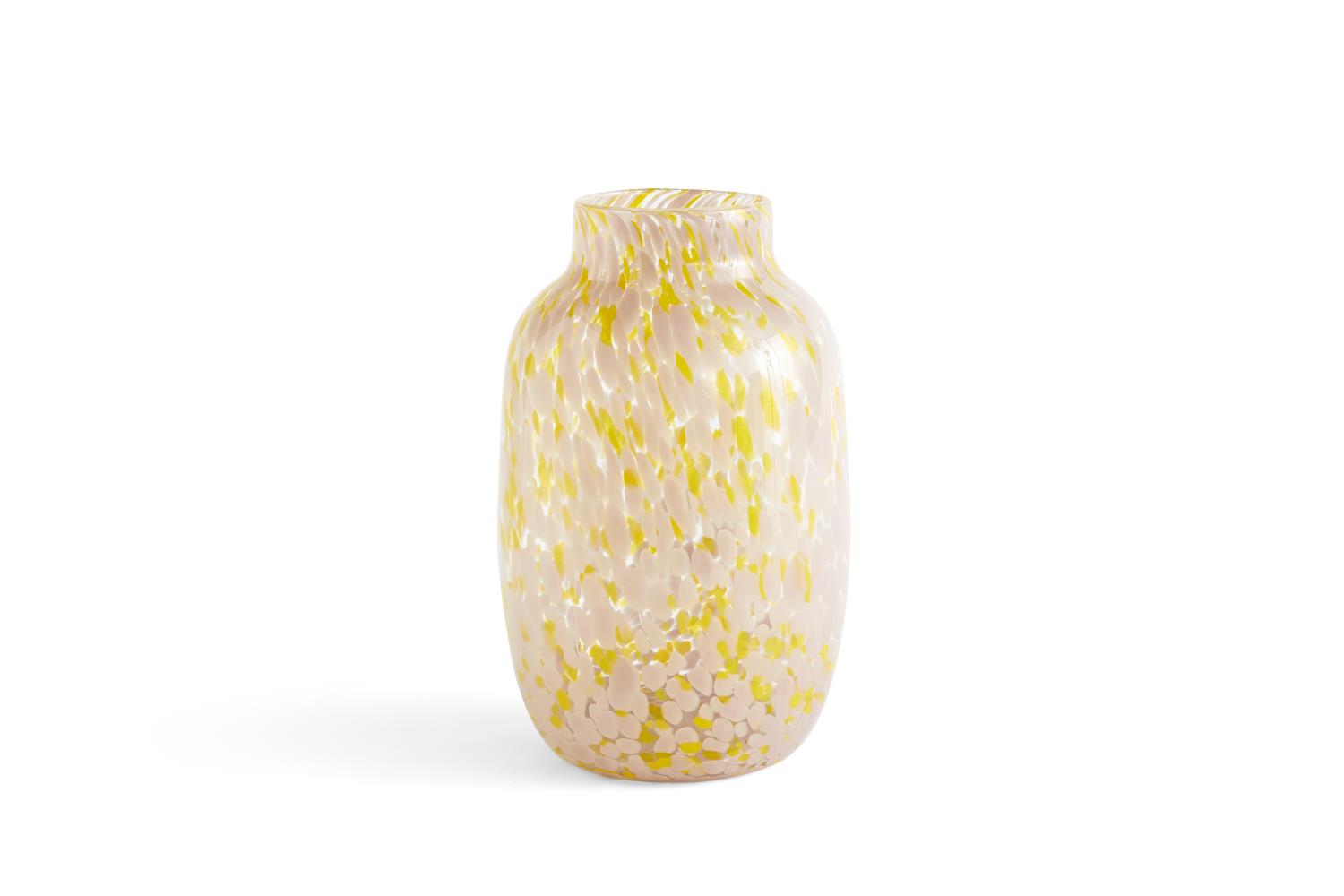 HAY - Splash Vase - Large - Light Pink and Yellow