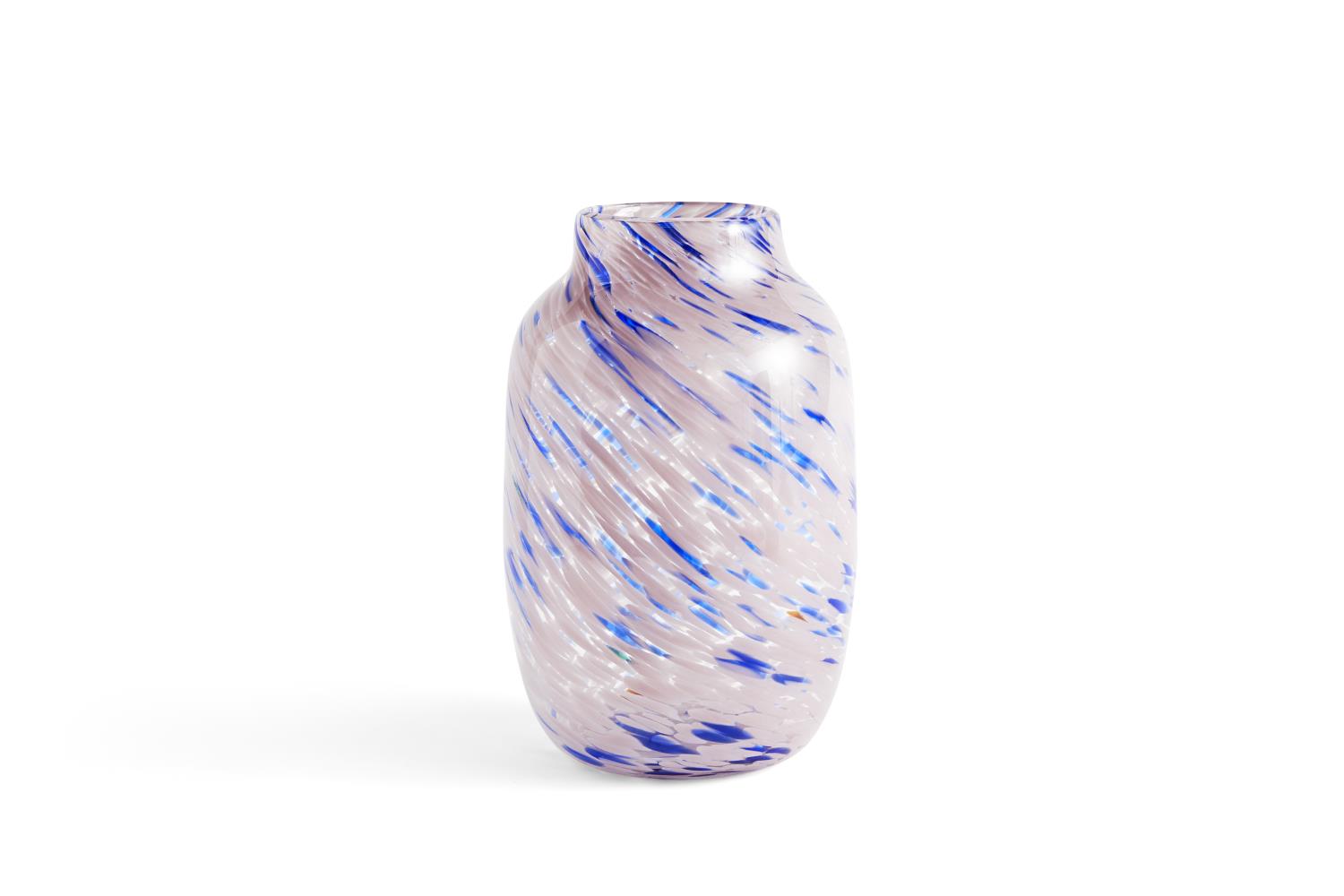 HAY - Splash Vase - Large - Light Pink and Blue