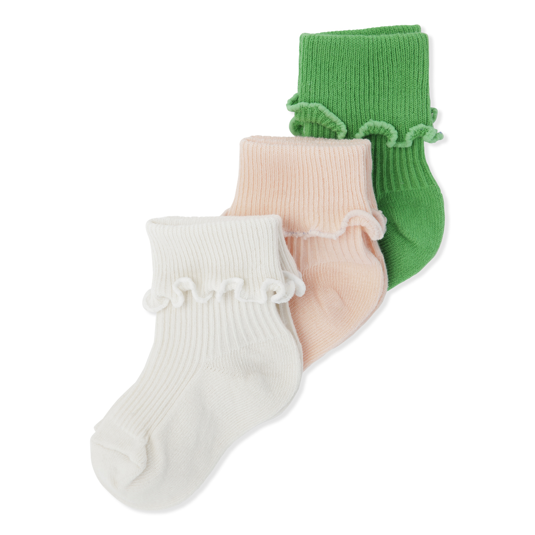 konges-sl-jd-rib-frill-sokker-3pk-summer-green-konstabel-as