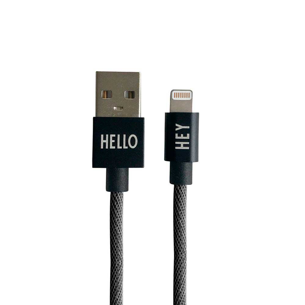 Design Letters - Lightning Cable - 3M - Dusty Grey