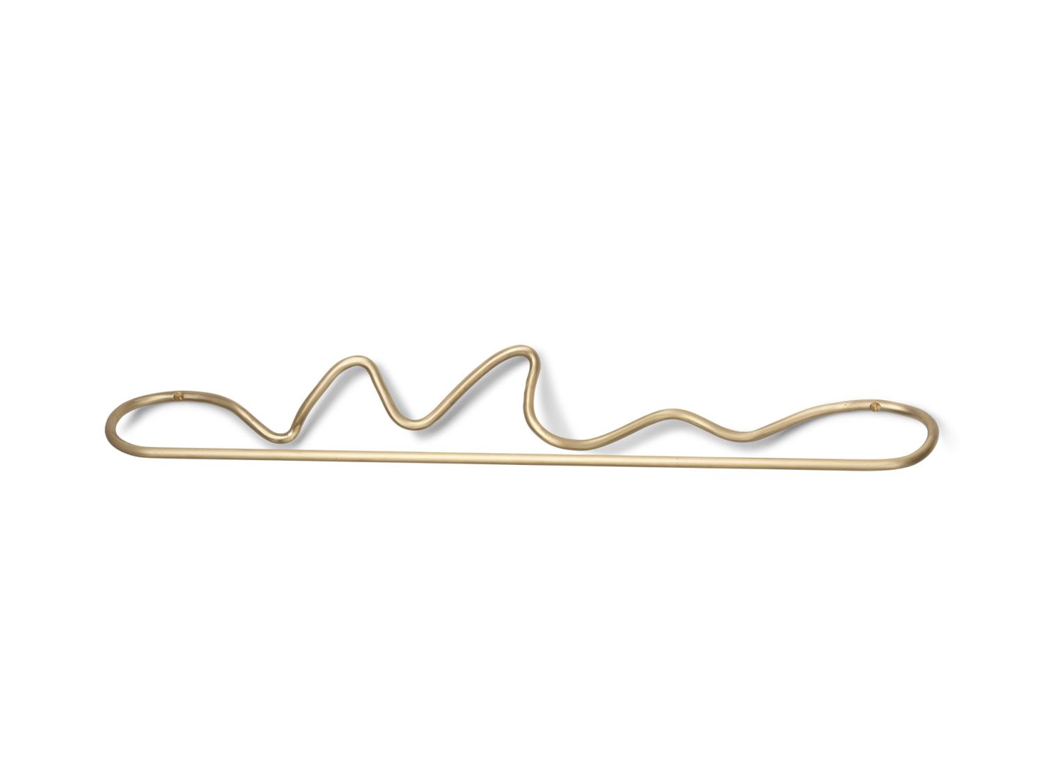Ferm Living - Curvature Towel Hanger - Brass