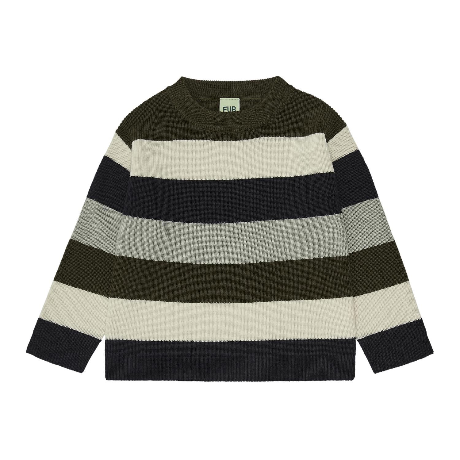 FUB - Multistriped Blouse - Forest