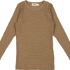 MarMar - Tani Fine Rib T-Shirt - Coffee Stripe