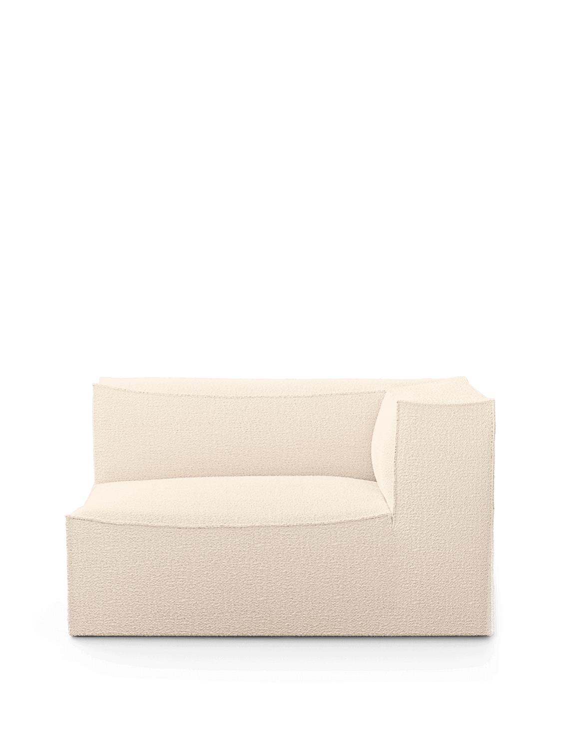 Ferm Living - Catena Armrest R L401 - Wool Boucle - Off-White