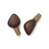 Ferm Living - Cairn Wine Stoppers - Set of 2 - Dark Brown