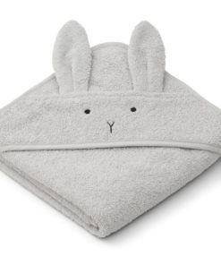 Liewood - Albert babyhåndkle - Rabbit Dumo Grey