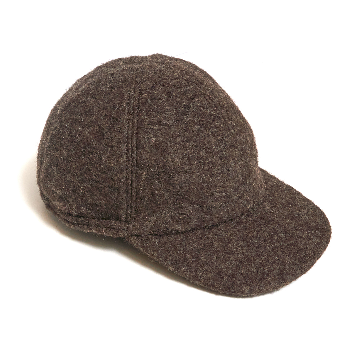 Huttelihut - Wool Cap with Velour Lining - Brown