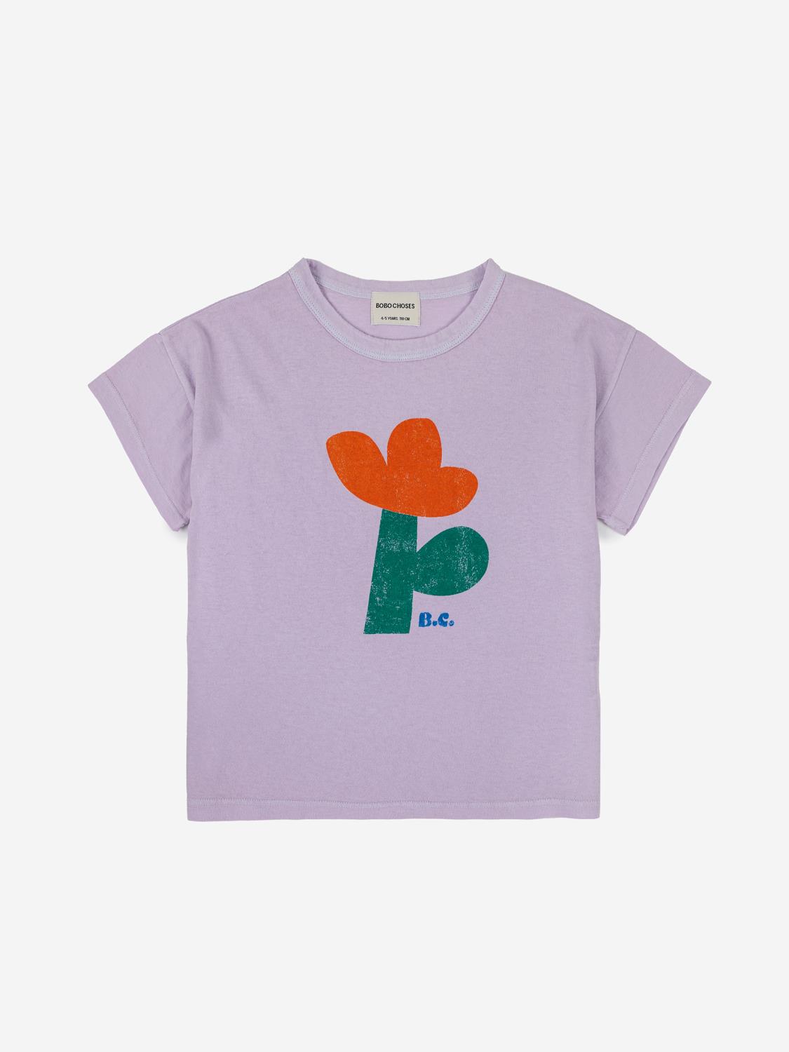 Bobo Choses - Sea Flower T-skjorte - Lavender