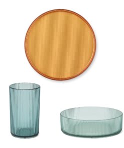 Liewood - Kain spisesett - Sea Blue Mix