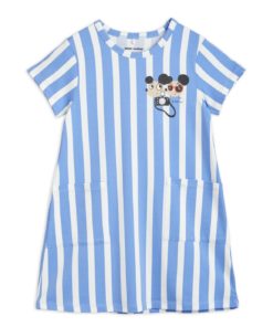 Mini Rodini - Ritzratz Stripe kjole - Blue