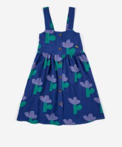 Bobo Choses - Sea Flower All Over kjole - Navy Blue