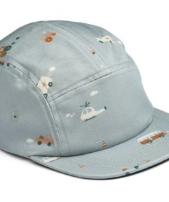 Liewood - Rory caps - Vehicles Dove Blue