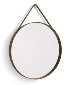 HAY - Strap speil No2 - Ø70 - Light Brown