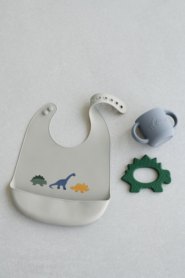 Liewood - Tilda silikonsmekker 2pk - Dino Dove Blue