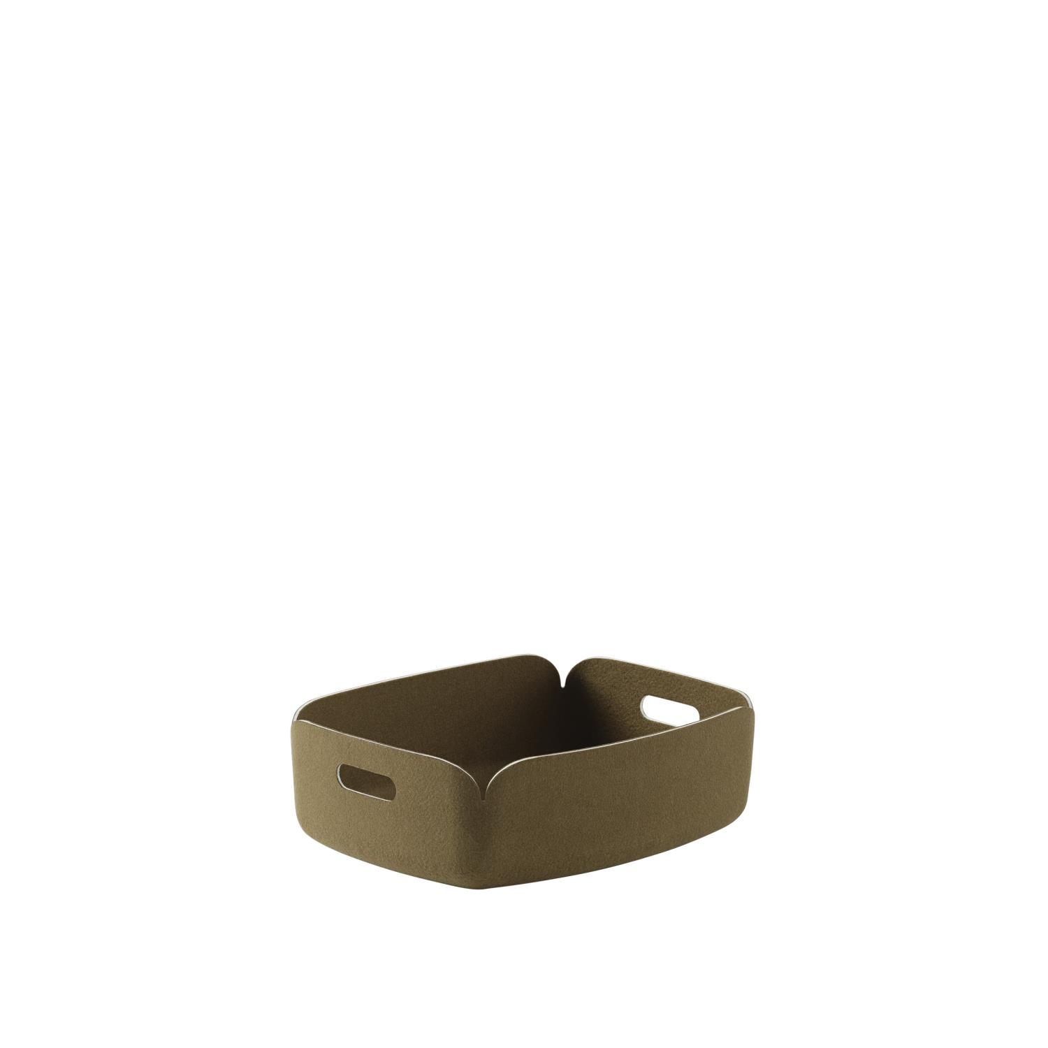 Muuto - Restore Tray - Brown Green