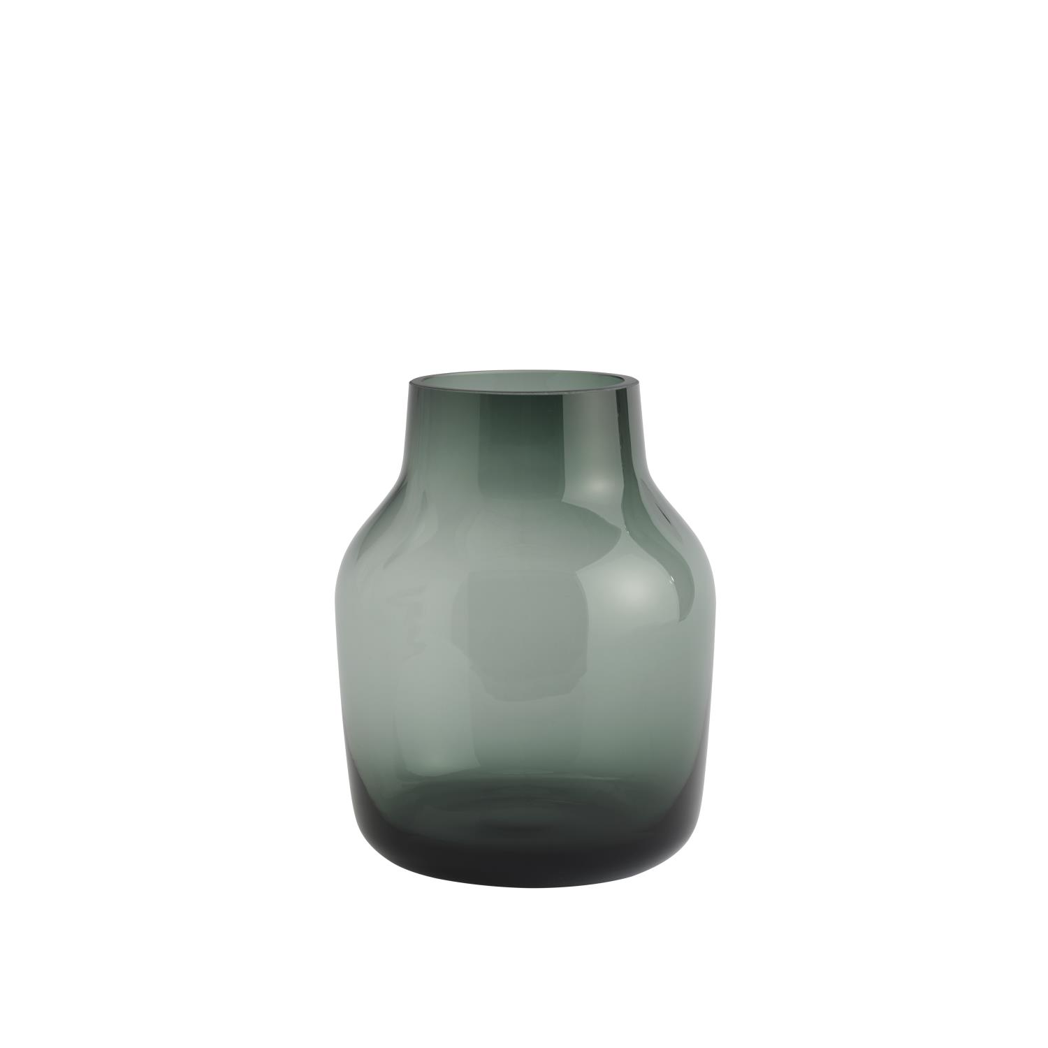 Muuto - Silent vase - Dark Green - Ø15 cm