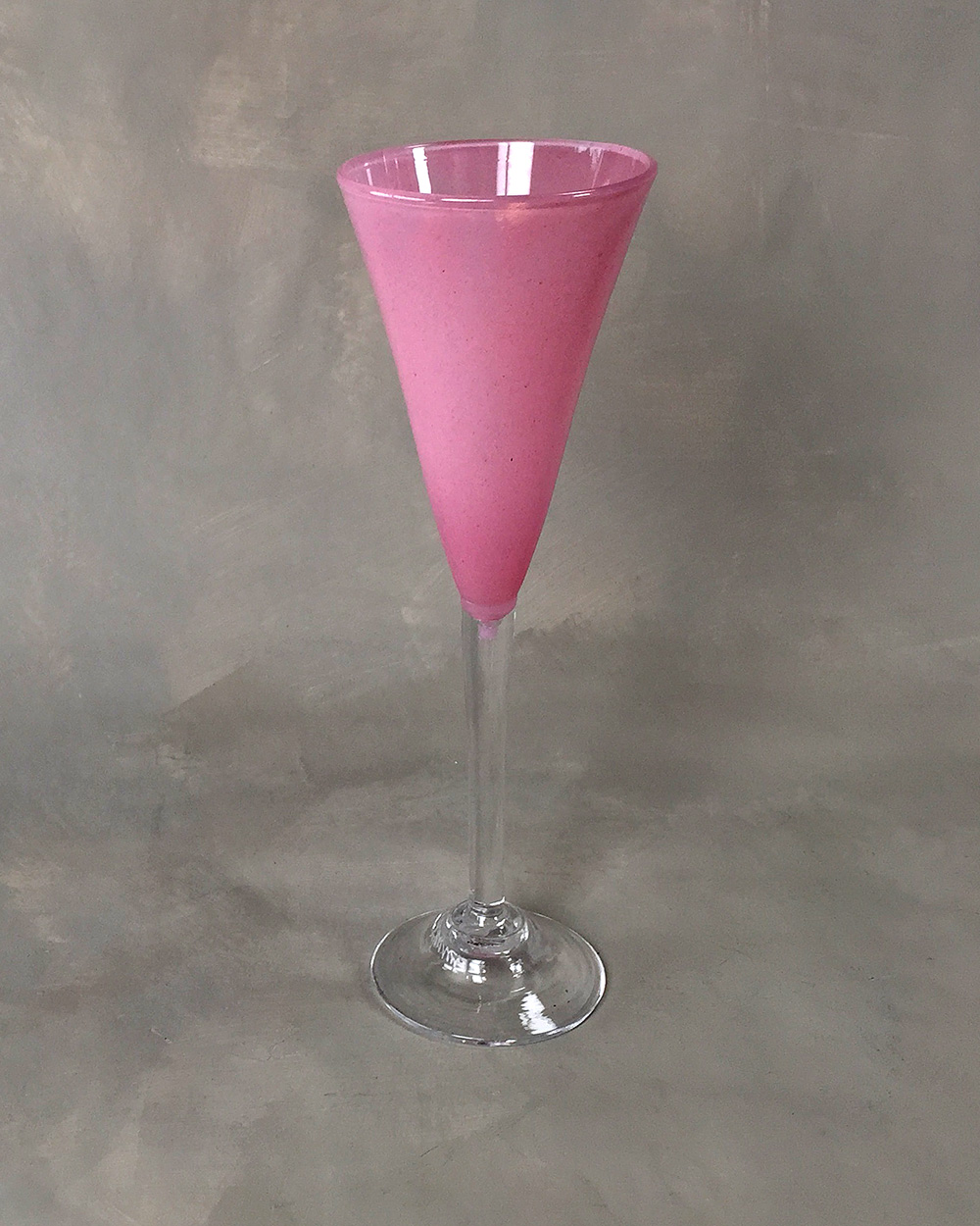 Knapstad Glass - Enkel pastell, rosa
