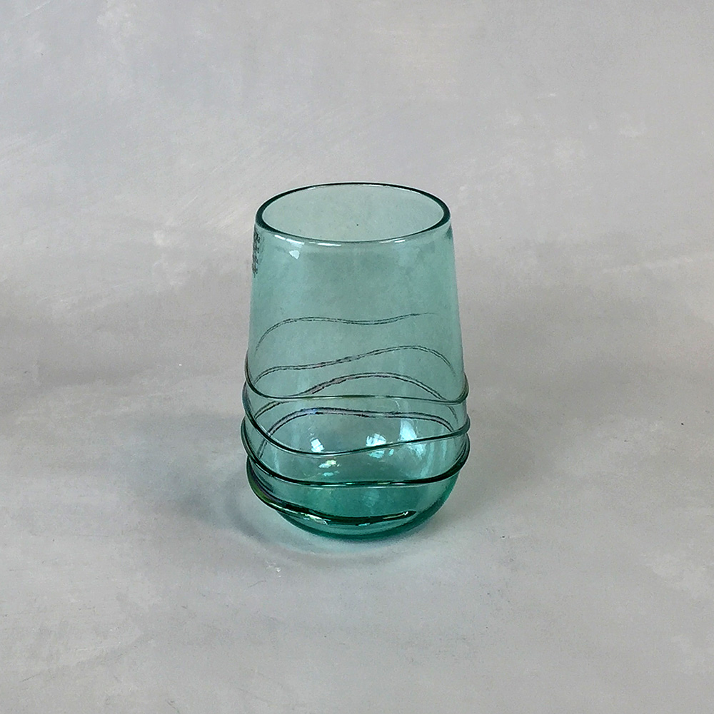 Munkejord, Anne Ka - Bølge vannglass, grønn