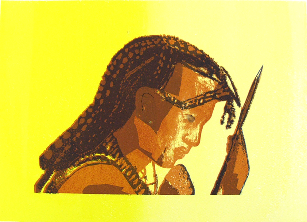 Røgeberg, Anne Cecilie - Masai med spyd