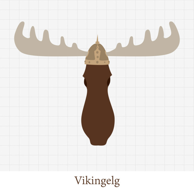 Møkleby, Per Ragnar - Elghoder: Vikingelg