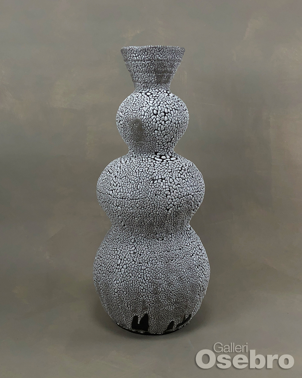 Haukom, Hanne - Brun Vase h. 32 cm