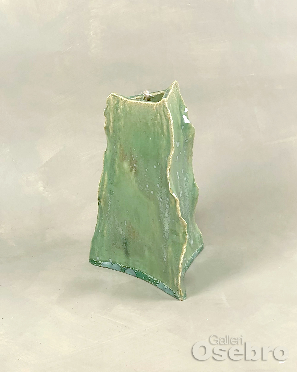Ertkeramikk - Under overflaten, grønn vase