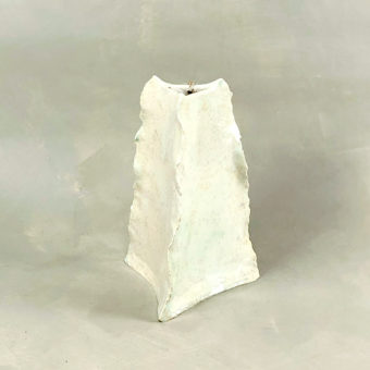 Ertkeramikk - Under overflaten, hvit vase