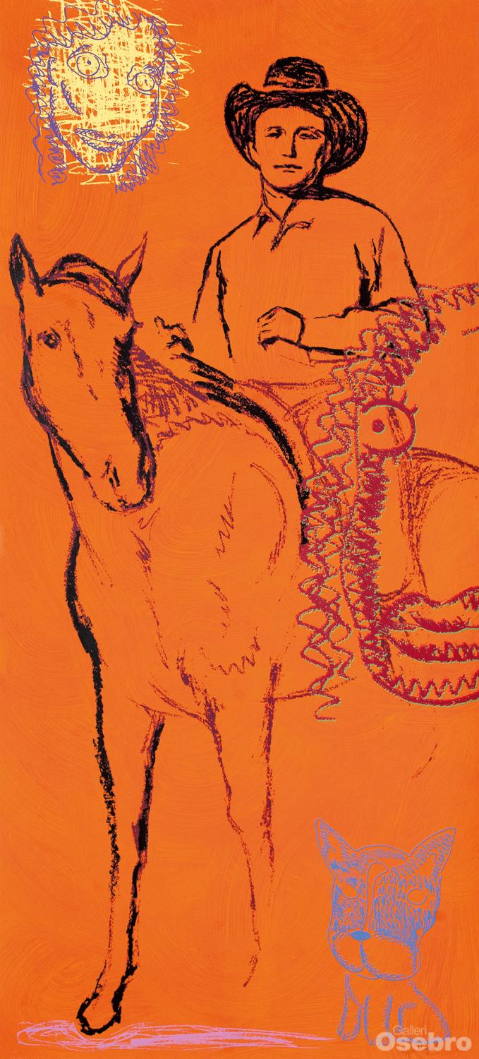 Melgaard B. og Bjertnæs S. - Untitled (oransje cowboy)