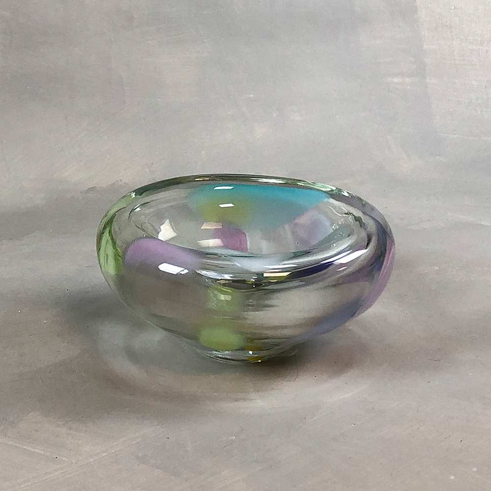 Syre, Anne-Mari - Skål i glass m/ pastellfarger