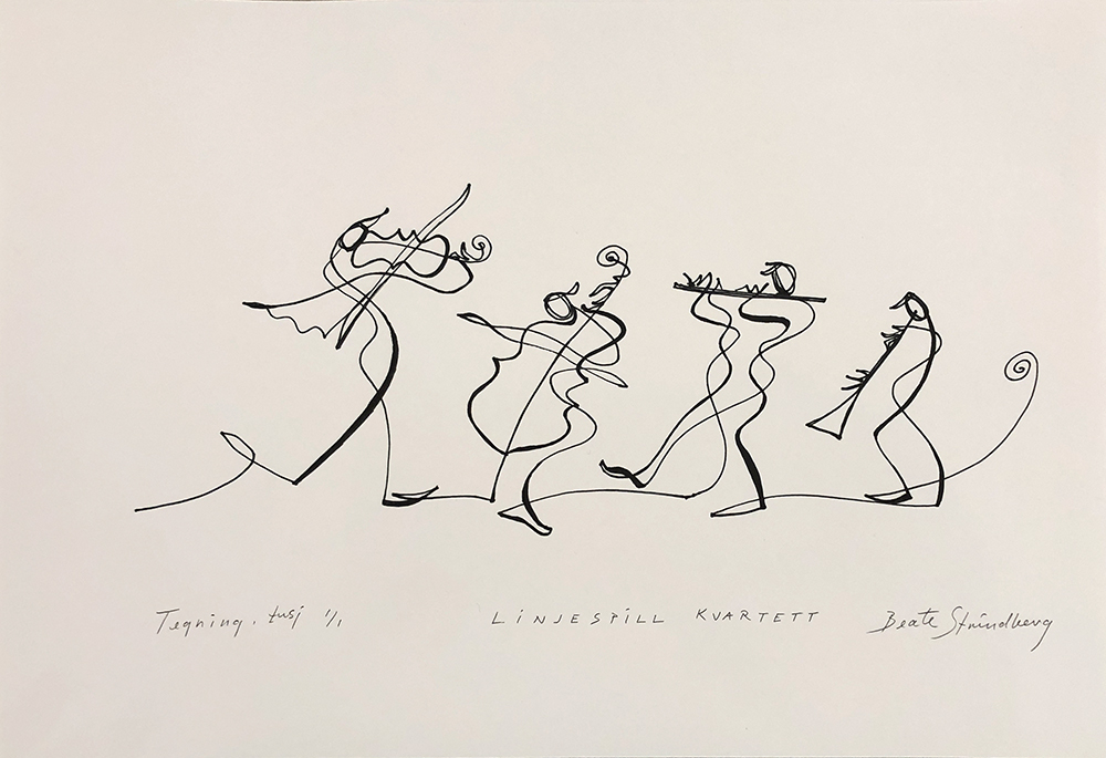 Strindberg, Beate - Linjespill Kvartett