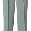 Relaxed trousers with wide legs and pintucks concrete blue 1201197-113 YAYA