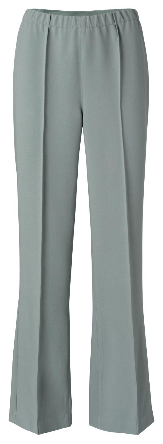Relaxed trousers with wide legs and pintucks concrete blue 1201197-113 YAYA